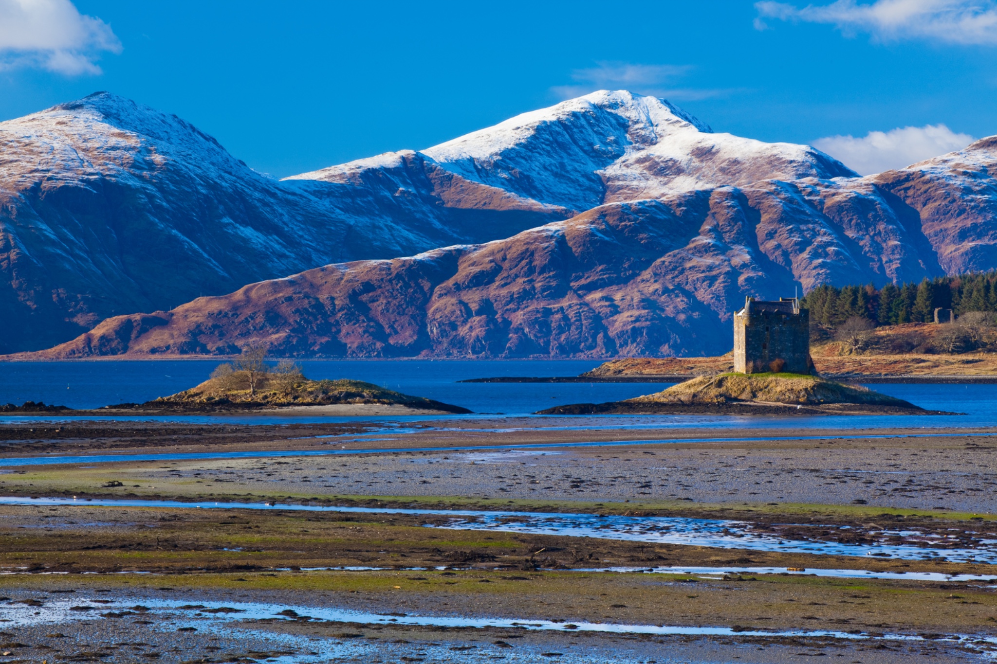 Scotland, Scottish Highlands, Castle Stalker.